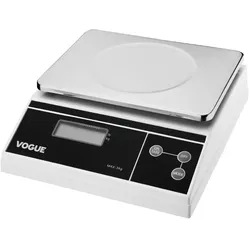 Gastronoble Vogue elektronische Plattformwaage - 3kg - Edelstahl
