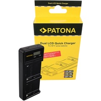 PATONA Dual LCD USB Ladegerät f. Sony F550 F750