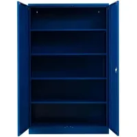 Proregal Stahlschrank, Blau, Metall, Rechteckig, 120x195x42 cm, Arbeitszimmer, Aktenschränke