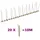 vidaXL Vogelabwehr-Spikes-Set 10 m 20-tlg.