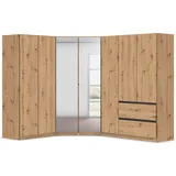 Rauch »Kleiderschrank Schrank Garderobe Wäscheschrank COSTA mit Spiegel«, viel Platz, grifflose Front und Push-to-Open Funktion MADE IN GERMANY