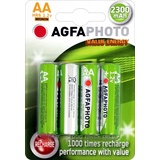 AgfaPhoto HR06 Mignon (AA)-Akku NiMH 2300 mAh 1.2 V 4 St.
