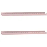 [en.casa] Wandregal Vestnes 60 x 10 x 5 cm Rosa