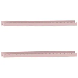 [en.casa] Wandregal Vestnes 60 x 10 x 5 cm Rosa