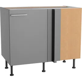 OPTIFIT Eckunterschrank Mats825 100 x 65 x 58,4 cm Basaltgrau