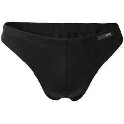 HOM Herren Comfort Micro Brief - Classic, Slip, Unterwäsche, einfarbig Schwarz XXL
