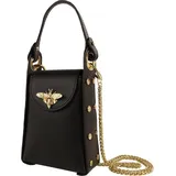 toscanto Umhängetasche Leder Black
