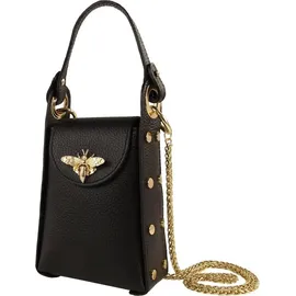 toscanto Umhängetasche Leder Black