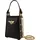 toscanto Umhängetasche Leder Black