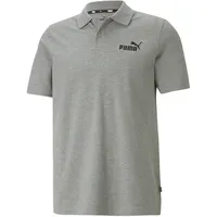 Puma Essentials Pique Poloshirt medium gray heather M