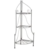 Ambiente Haus Eckregal 21 x 65 cm Grau