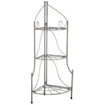Ambiente Haus Eckregal 21 x 65 cm Grau