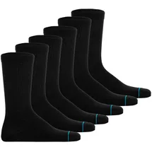 Stance Icon Crew Socken 6er Pack Schwarz 38-42