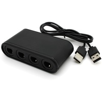 SKGAMES 4 Port GameCube Controller Adapter für Nintendo Switch / Wii U / PC USB
