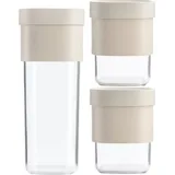 Save & Stoe Küchenbehälter beige 3 St.
