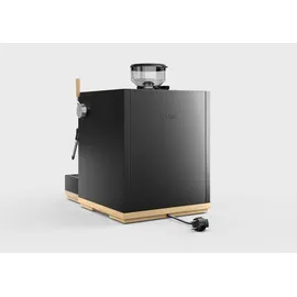 Loewe aura.pure grau mit Milchaufschäumer und Mahlwerk