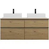 Burgbad Waschtischunterschrank 4 Schubladen 140 x 0 x 0 cm Eiche Dekor Urban