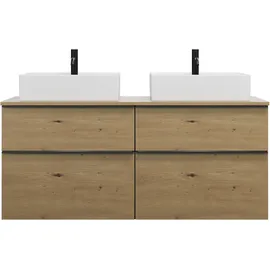 Burgbad Waschtischunterschrank 4 Schubladen 140 x 0 x 0 cm Eiche Dekor Urban