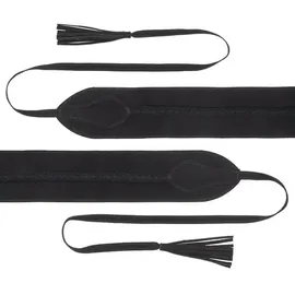 LASCANA Damengürtel Leder schwarz 105