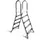Weinmann Hochbeckenleiter Classic grau 1,20 m