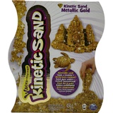 Spin Master 6026411 - Kinetic Sand - Metals 'n Minerals Sand (silver/gold) 453 g