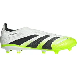 adidas Predator League Laceless FG/MG Herren Cloud White/Core Black/Lucid Lemon 43 1/3