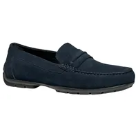 Geox Herren U Moner W 2FIT Moccasin, Blue, 43 EU