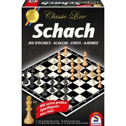 SCHMIDT SPIELE 49082 Classic Line, Schach, mit extra großen Spielfiguren