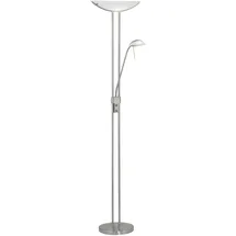 EGLO Baya 2-flg. nickel matt/weiß