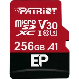 Patriot microSDXC EP 256GB Class 10 UHS-I U3 A1 + SD-Adapter