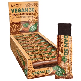 Ironmaxx Vegan 30 High Protein Almond Cookie Riegel 24 x 35 g
