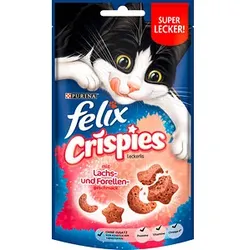 felix® Katzen-Leckerli Crispies mit Lachs- und Forellengeschmack 45,0 g