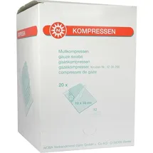 NOBAMED Mullkompressen 10 x 10 cm 100 Stück