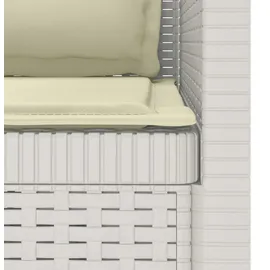 vidaXL 1-Sitzer Sessel 1 x 1 x 1 cm weiß