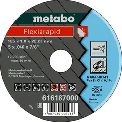 Metabo Flexiarapid TF 41 - Schneidscheibe - für Rohre, Profile, rostfreier Stahl