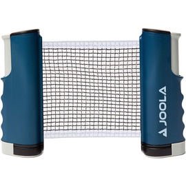 JOOLA ausziehbares tragbares Tischtennisnetz Connect, Set (verstellbare Länge) – Spielen Sie Tischtennis überall, blau,