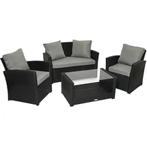 Svita ROMA Lounge-Set schwarz