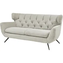 Candy 2,5-Sitzer 3C CANDY "Beatrice, extravagantes Megasofa, bequem, Küchensofa, Breite 200cm", grau (hellgrau), B:200cm H:94cm T:95cm, 88% Polyester, 12% Polyacryl, Sofas, mit Rückensteppung im Rautenmuster, in Samt Optik oder in Breitcord