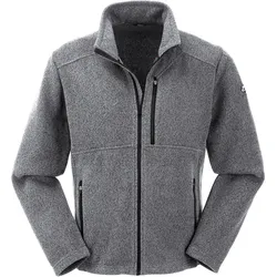 MAUL Oberstdorf II - Herren Strickfleecejacke silber grau - 54