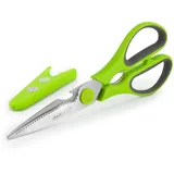 Rapesco 1598 Küchenschere 21 cm Grün