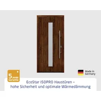 EcoStar Haustür ISOPRO IP 020S dark oak 110 x 210 cm