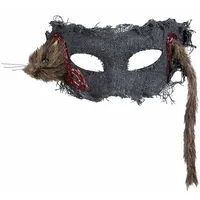 Boland 72153 - Augenmaske Ratte, gruselige Maske mit Kunstblut, Accessoire, Kostüm, Karneval, Mottoparty, Halloween