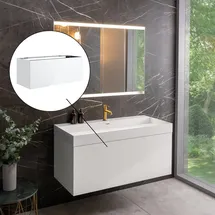 Neoro n50 Unterschrank B: 120 cm, mit 1 Auszug, BN0434WH