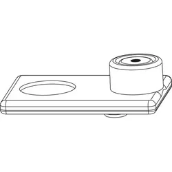 MACO-TRONIC Adapter mit Kontaktgeber - 57425