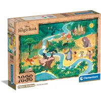 CLEMENTONI Story Map Puzzle 1000 Teile Erwachsene - Disney Puzzle Erwachsene in 70 x 50 cm - Puzzle Erwachsene anspruchsvoll von Clementoni 39813