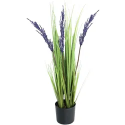 Deko Pflanze Kunstpflanze Lavendel mit ‹bertopf 75 cm Hˆhe