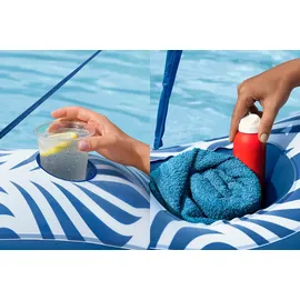 BESTWAY Aufblasbare Wasserhängematte mit Sonnenschutzdach und Textiloberfläche 190 x 104