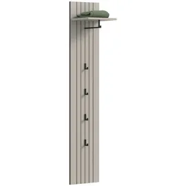 Möbel Boss Garderobenpaneel Station 31 x 160 x 27 cm Creme