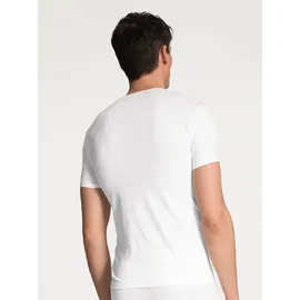 CALIDA Rundhalsshirt »Evolution«, schmale Passform, Kurzarm, weich, Single Jersey, elastisch CALIDA weiß