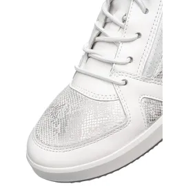 ARA Roma Damen Weite H Silber/Weiß 37,5